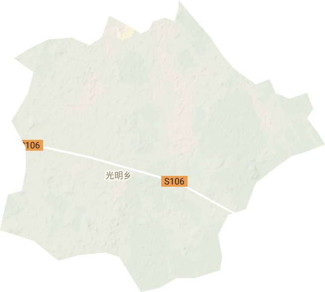 光明鄉地形圖