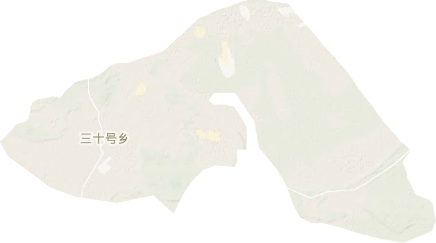 三十號鄉(xiāng)地形圖