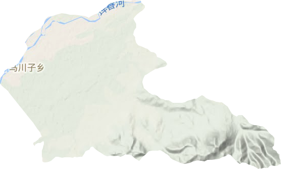 馬川子鄉(xiāng)地形圖