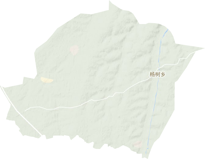 楊樹鎮地形圖