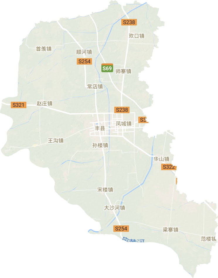 豐縣地形圖