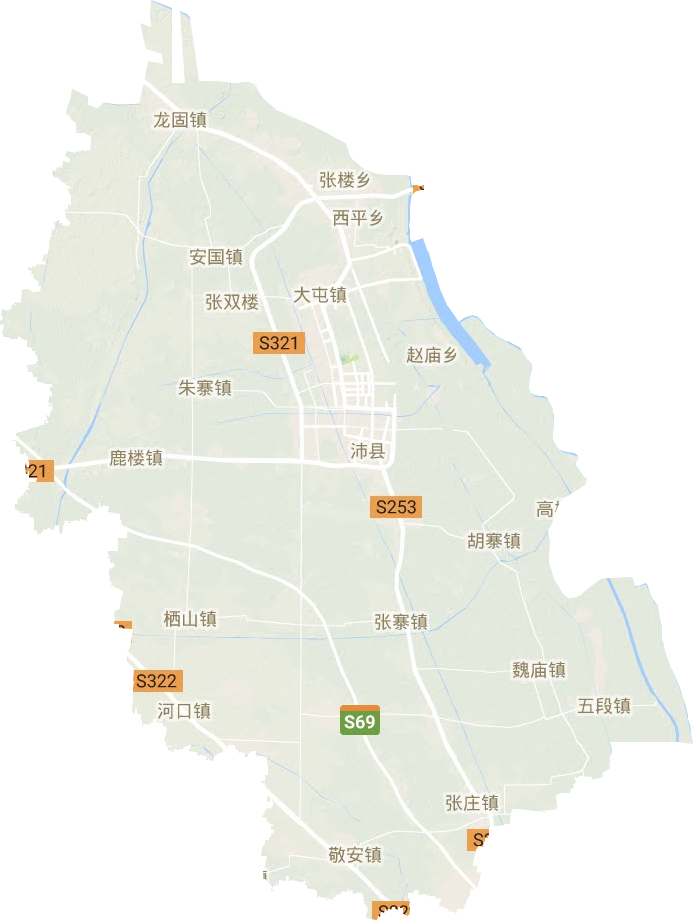 沛縣地形圖