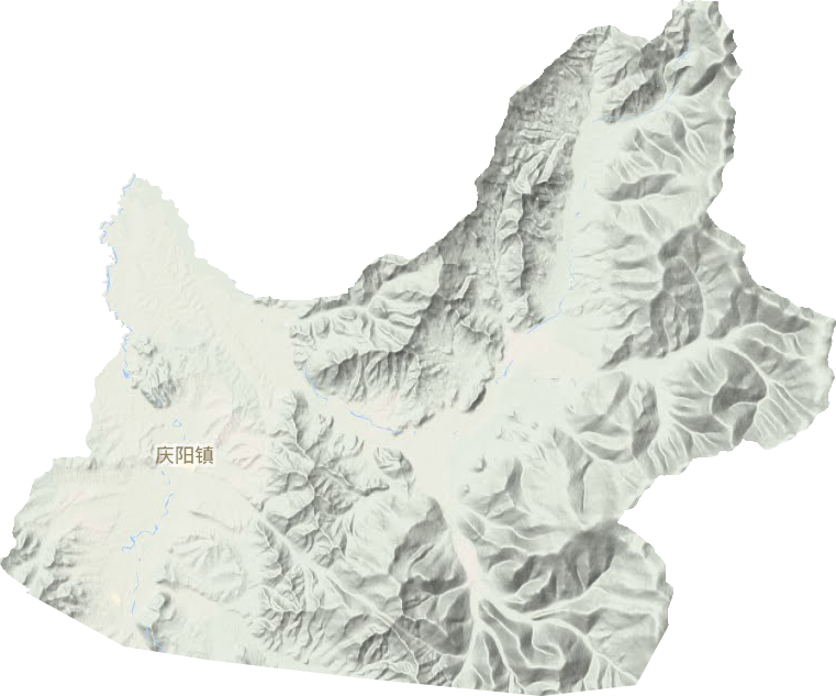 慶陽鎮地形圖