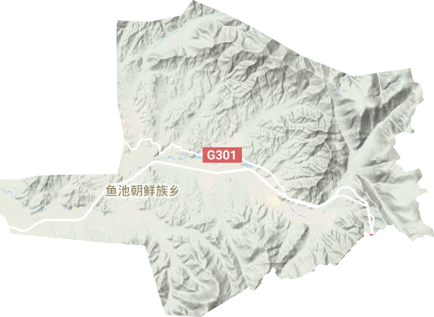魚(yú)池鄉(xiāng)地形圖