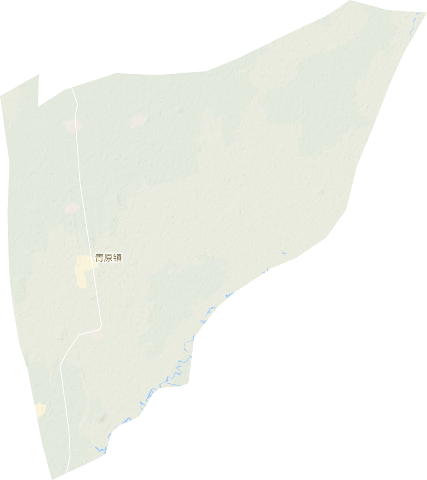 青原鎮地形圖