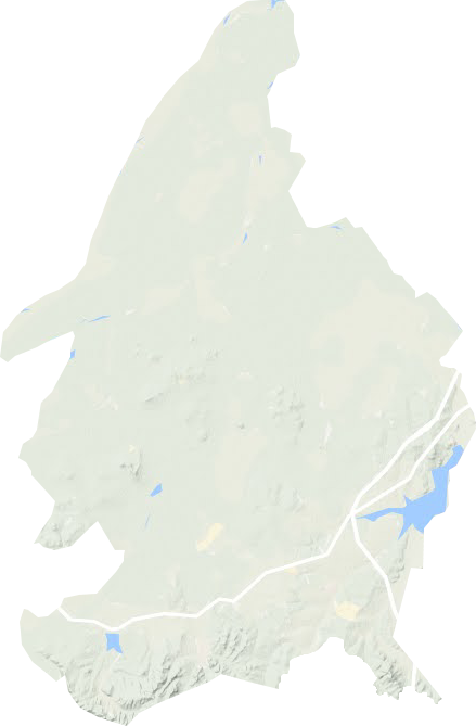 尖山子鄉地形圖