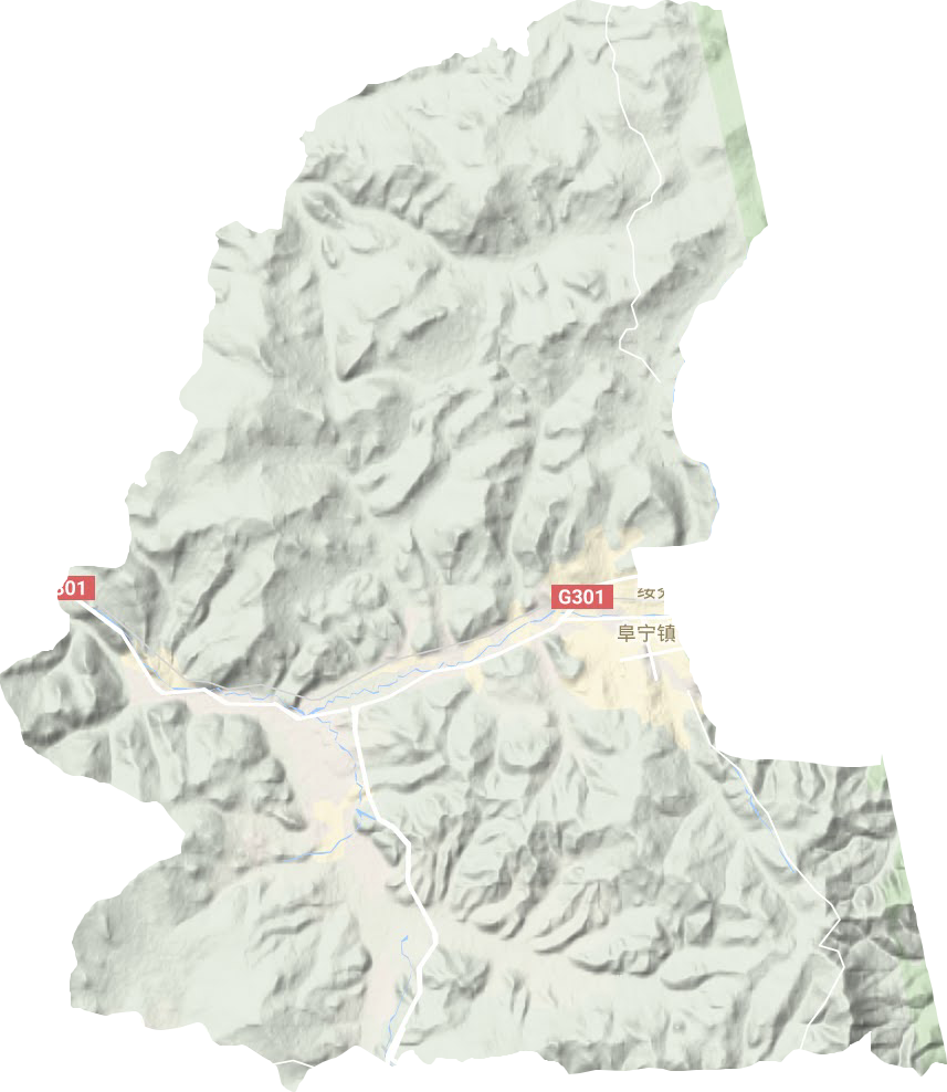 阜寧鎮地形圖
