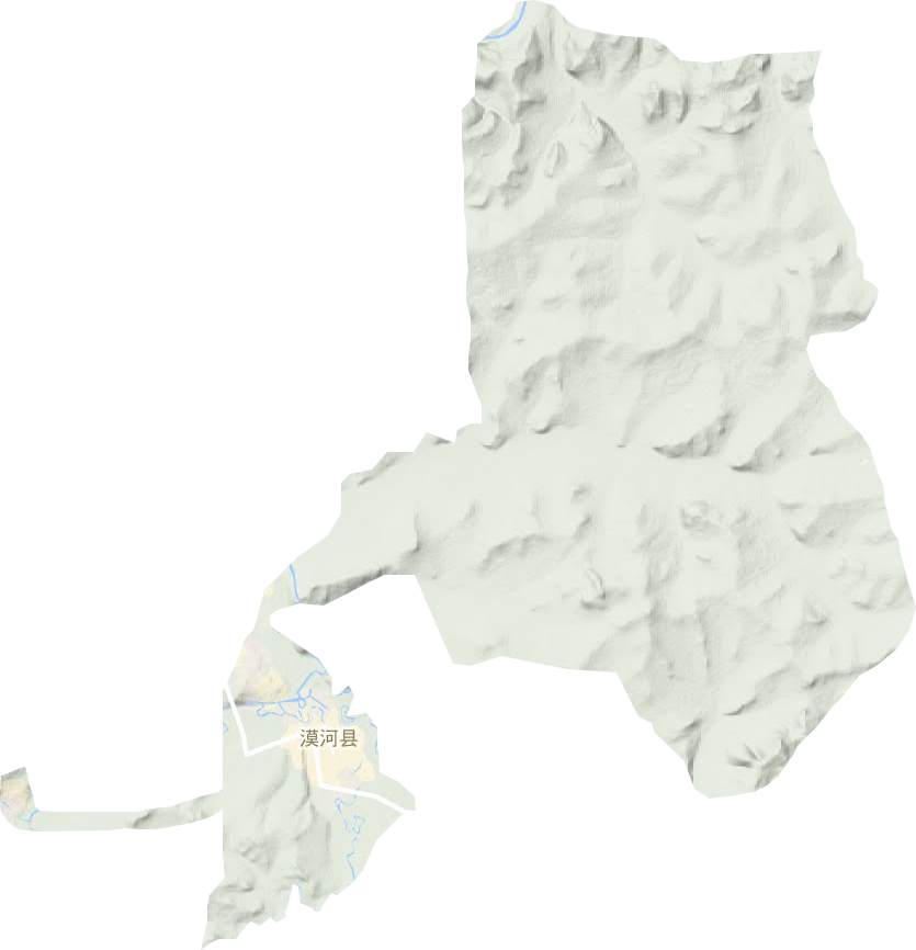 西林吉鎮地形圖