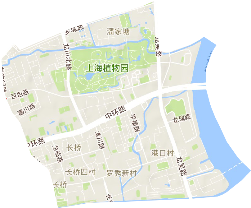 長橋街道地形圖