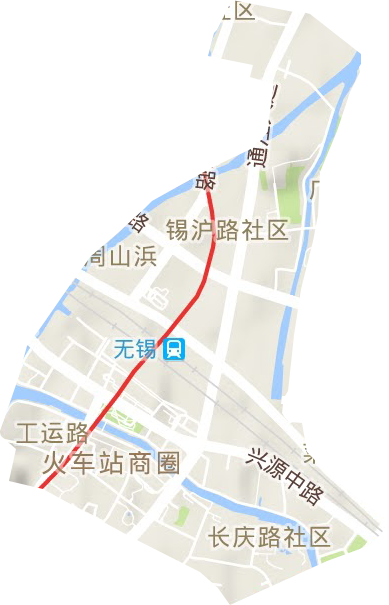 通江街道地形圖