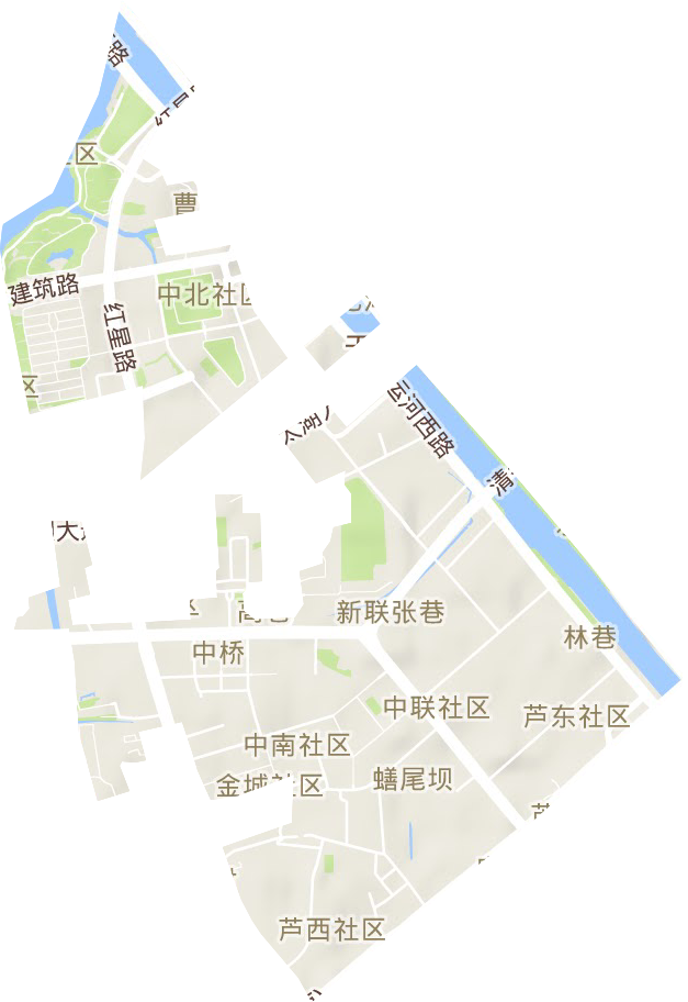 金星街道地形圖