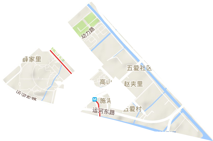 金匱街道地形圖