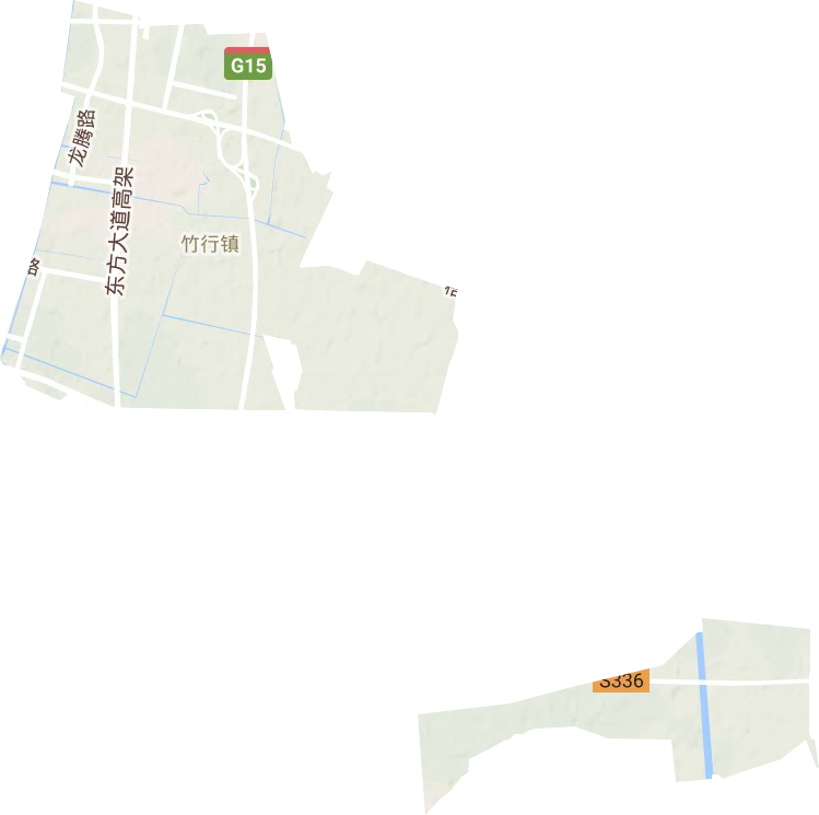 竹行街道地形圖