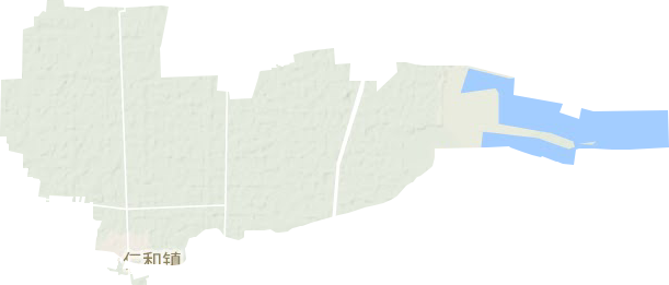 仁和鎮地形圖