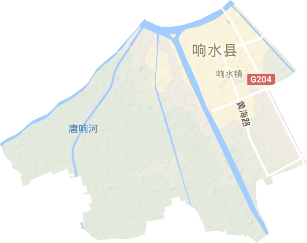 響水鎮地形圖