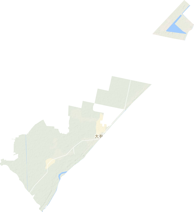 大有鎮(zhèn)地形圖