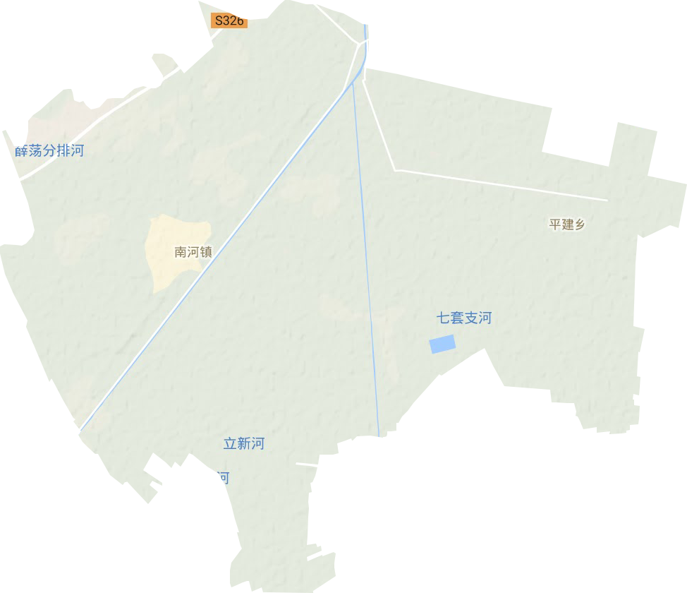 南河鎮(zhèn)地形圖
