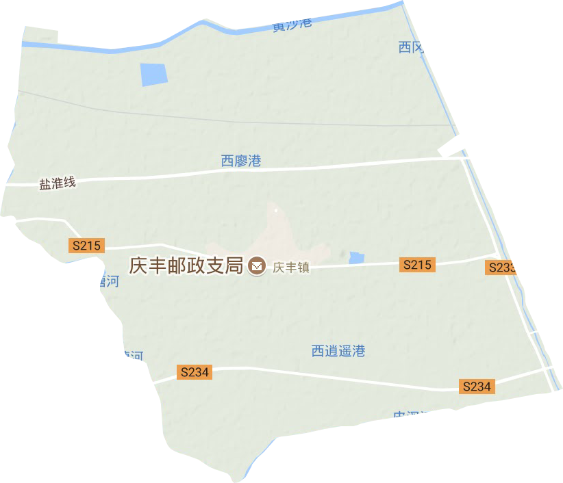 慶豐鎮地形圖