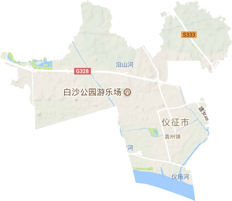 真州鎮地形圖