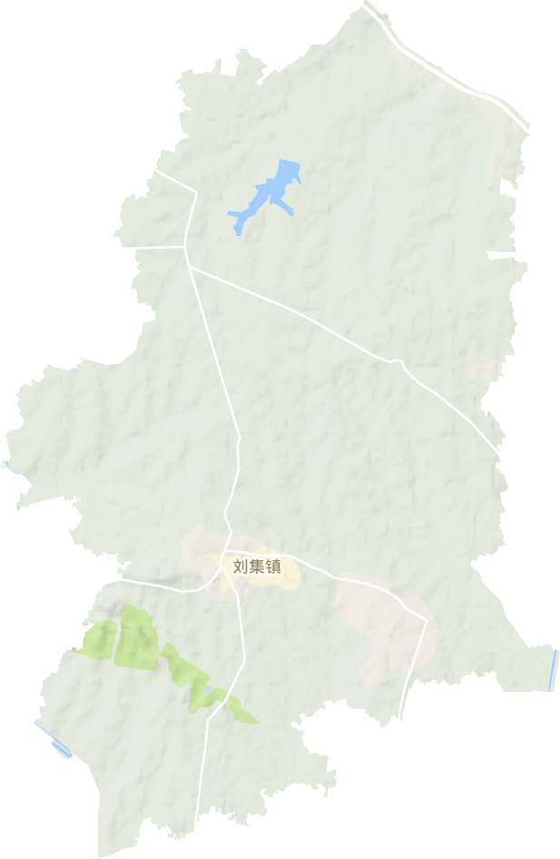 劉集鎮地形圖