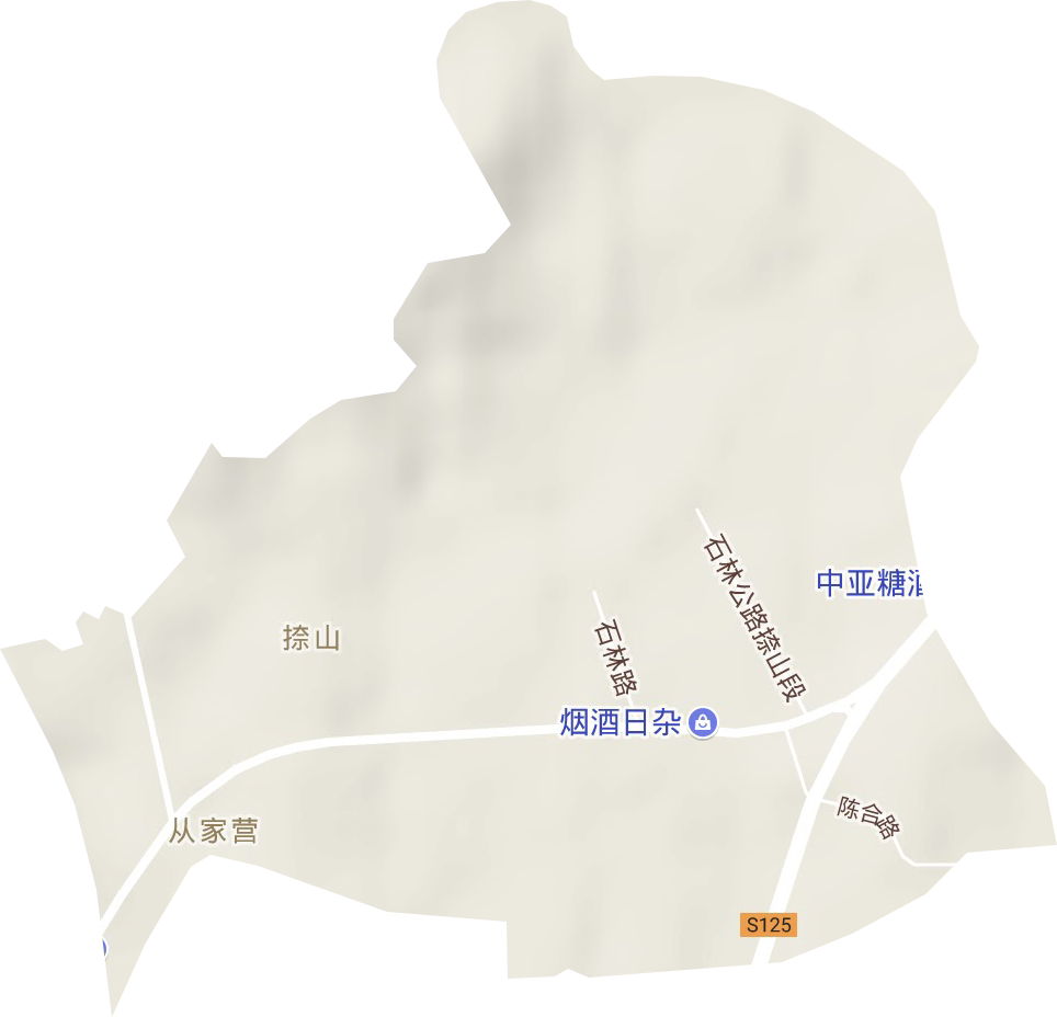 捺山茶場地形圖