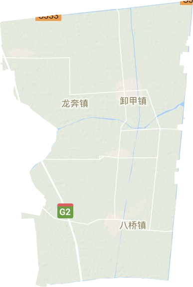 卸甲鎮地形圖