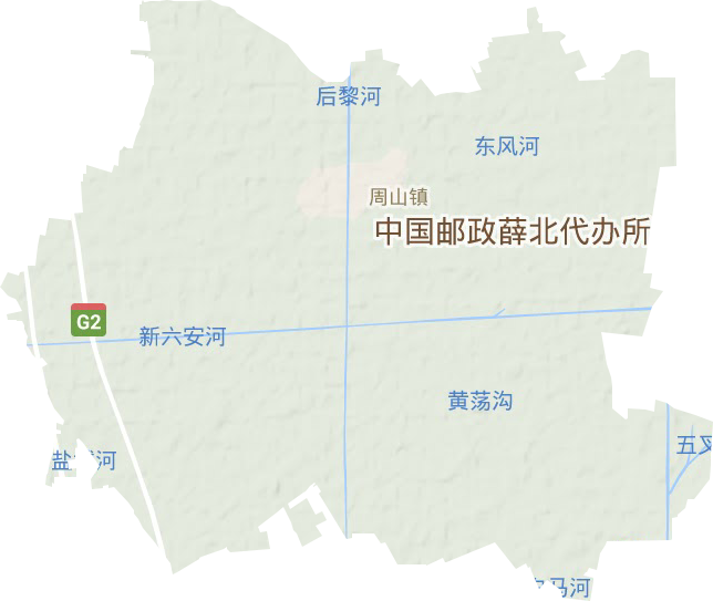 周山鎮地形圖