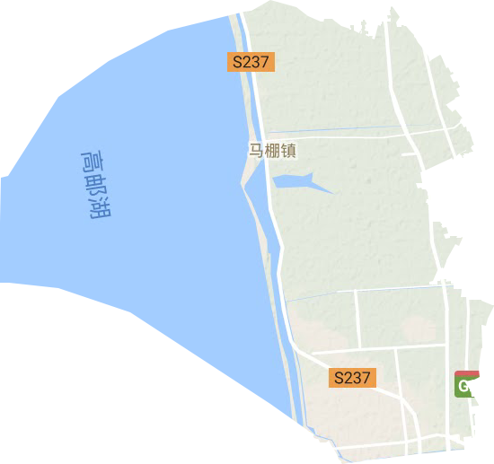 經(jīng)濟(jì)開發(fā)區(qū)（馬棚街道）地形圖