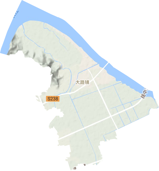 大路鎮地形圖