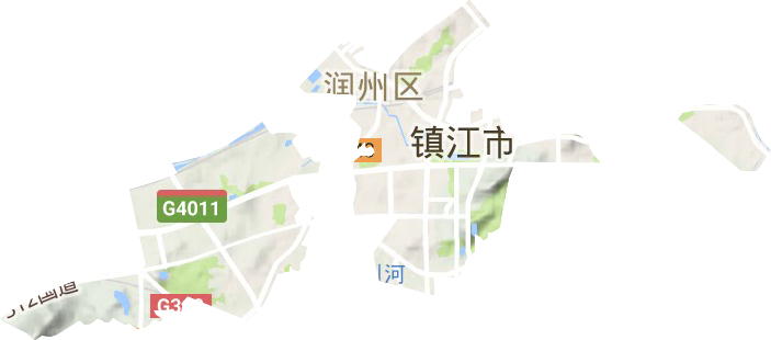 七里甸街道地形圖