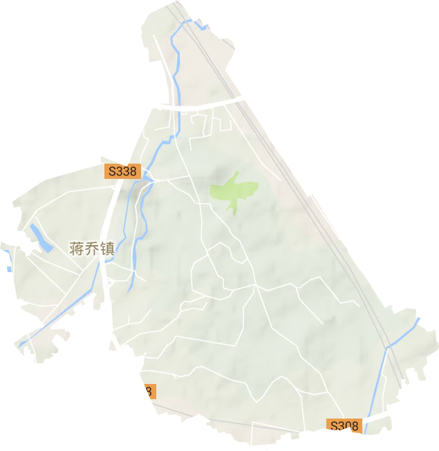 官塘橋街道地形圖