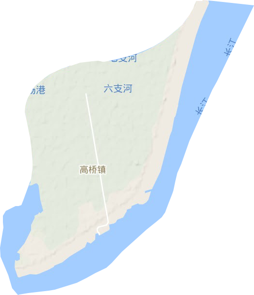 高橋鎮地形圖