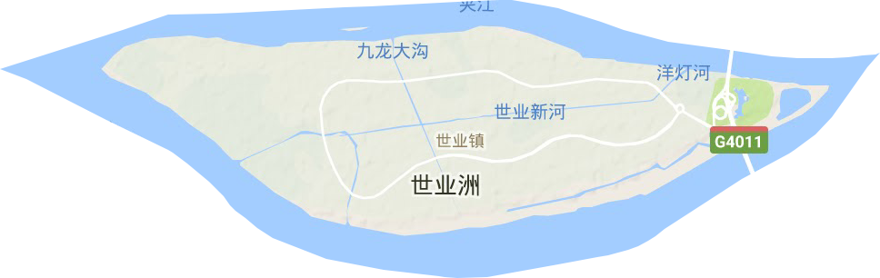 世業(yè)鎮(zhèn)地形圖