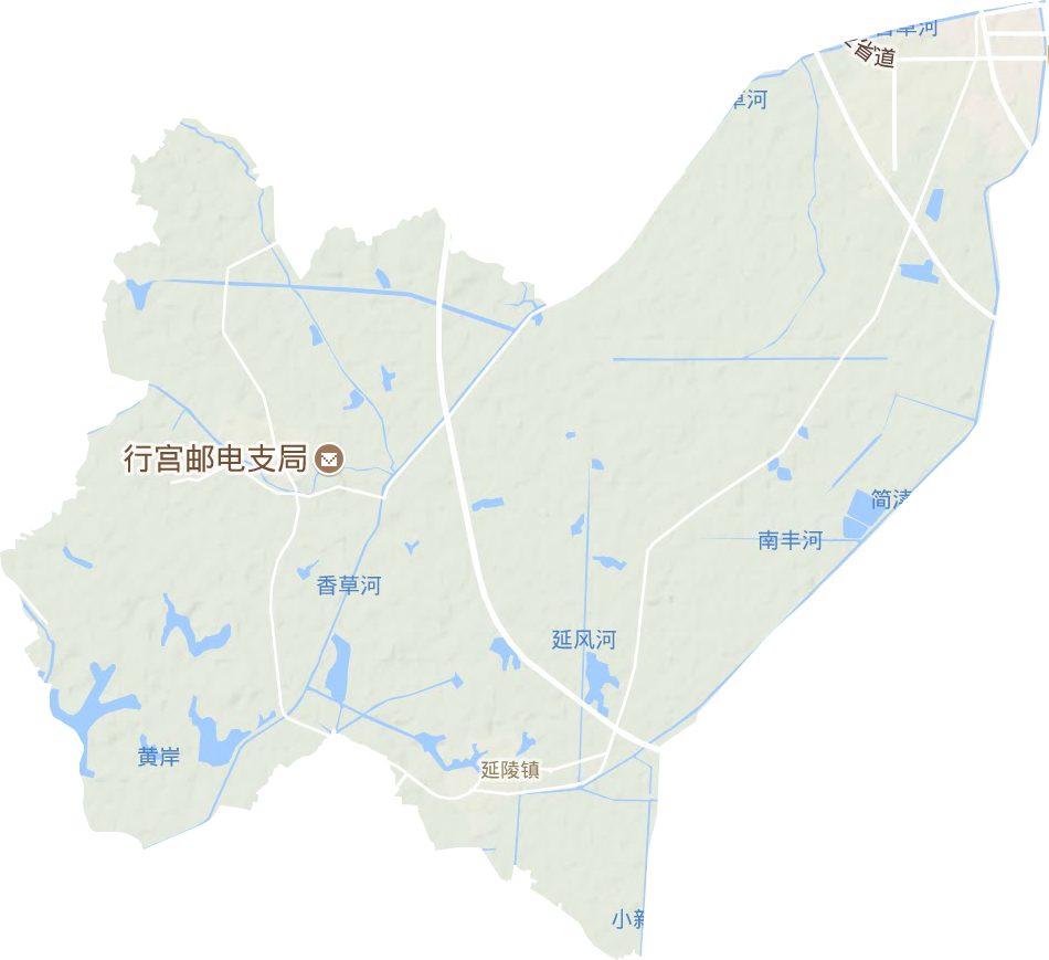 延陵鎮(zhèn)地形圖