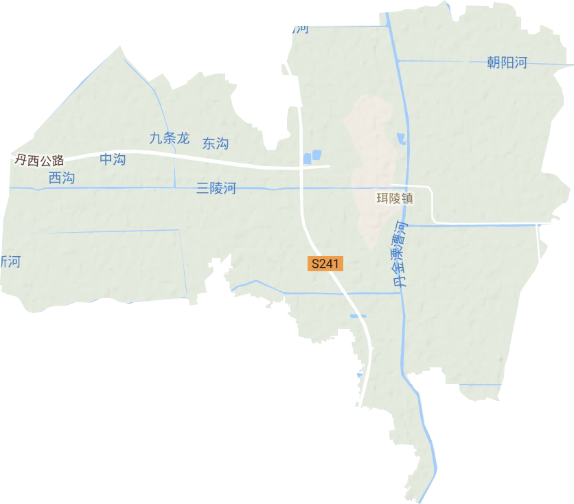 珥陵鎮地形圖