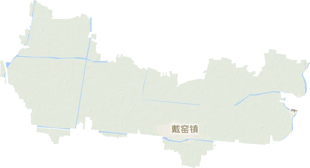 戴窯鎮(zhèn)地形圖