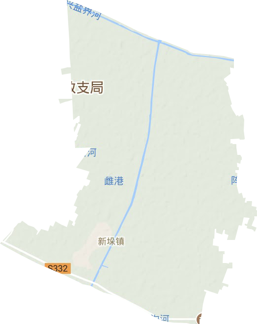 新垛鎮地形圖
