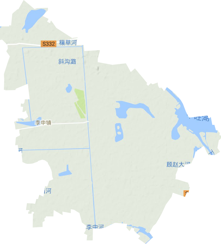 李中鎮地形圖