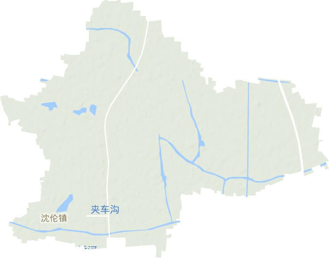 沈淪鎮地形圖