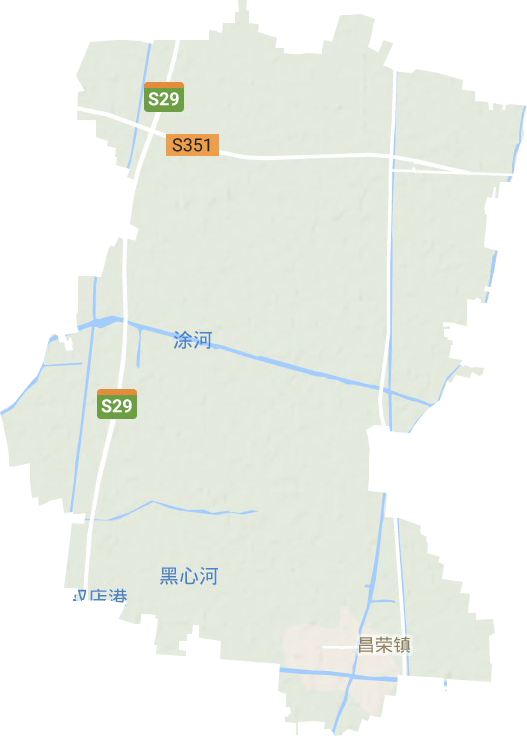 昌榮鎮地形圖