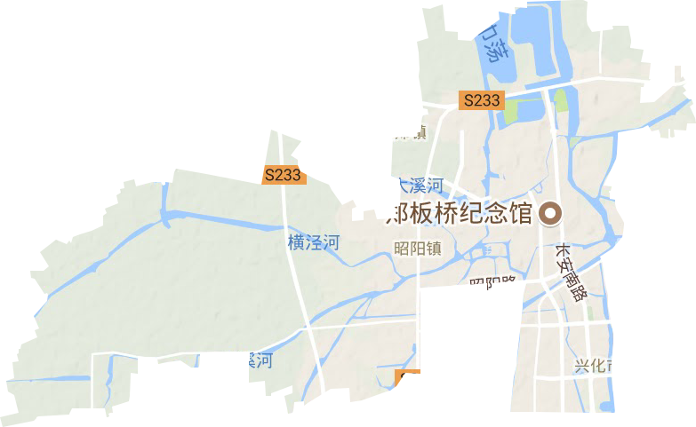 昭陽鎮地形圖