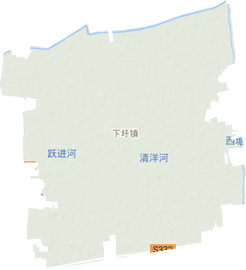 下圩鎮(zhèn)地形圖