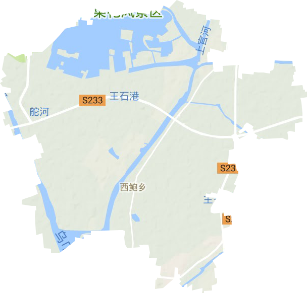 西鮑鄉地形圖