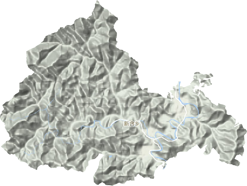 新合鄉地形圖