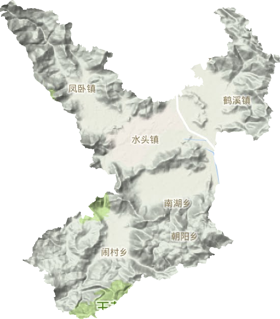 水頭鎮地形圖