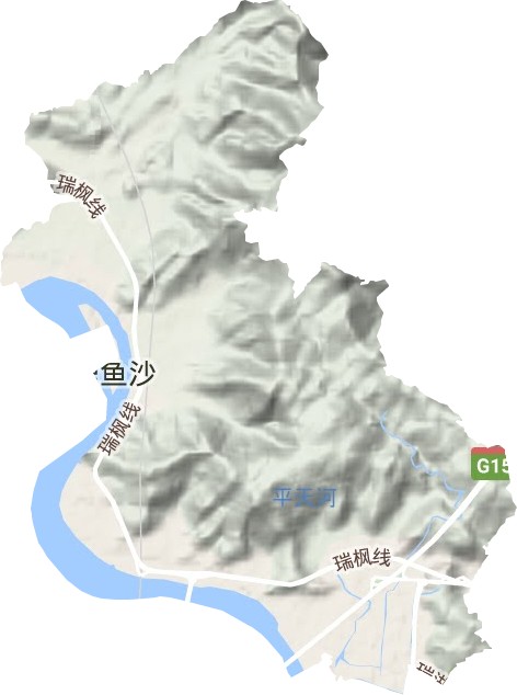 錦湖街道地形圖