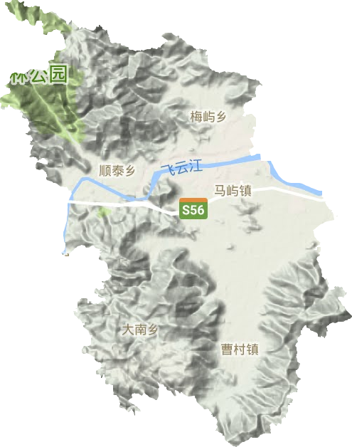 馬嶼鎮地形圖