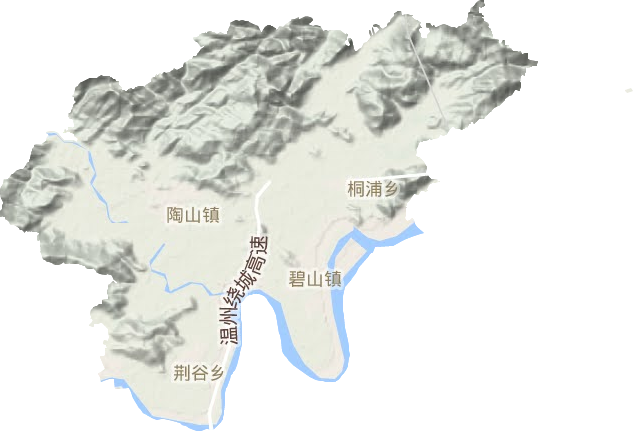 陶山鎮地形圖