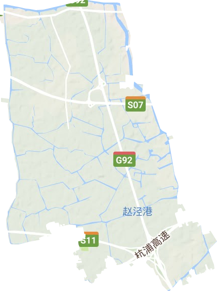 曹橋街道地形圖