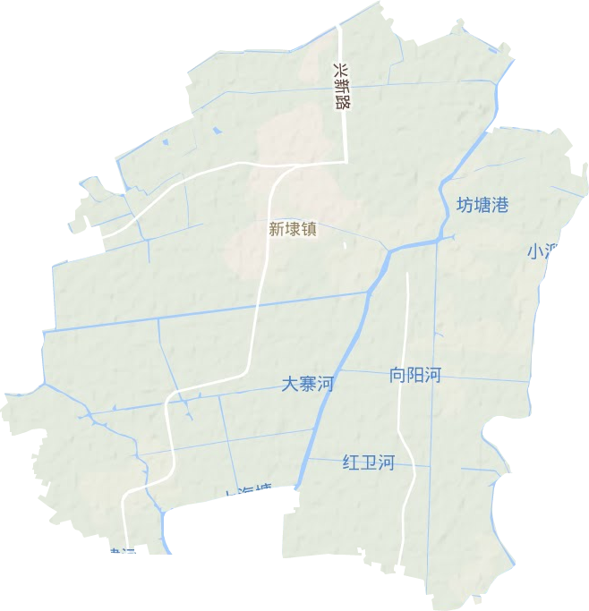 新埭鎮地形圖